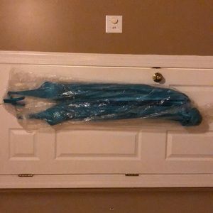 Turquoise prom dress